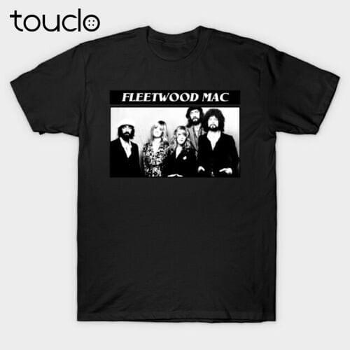 Fleetwood Mac Lindsey Buckingham Retro Stevie Nicks T-shirts Guitar Rock Band