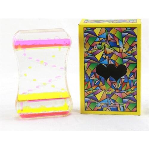 Anti Stress Fidget Toy Two-color Oil Drop Ladder Liquid Water Drop Sensory Calming Motion Timer Antistress Relieve Anxiety Toy