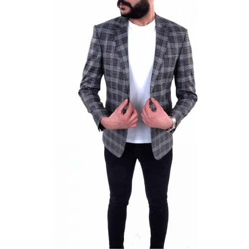 Jan Carlucci Polyviscose Regular Drop 6 Jacket