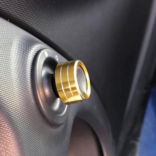 Fashion Rear View Mirror Knob Ring Adjustment Cover Car Interior Decoration for Mercedes 2015-2020 New Smart Fortwo Forfour 453