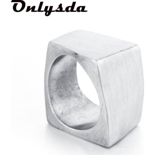 Fashion Stainless Steel Viking Ring vintage Hammer retro punk jewelry finger man Love Wedding Jewelry Gift Wholesale OSR194