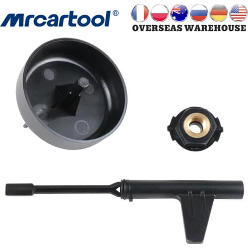 MR CARTOOL 3Pcs Car Transmission Oil Filler Tool Kit For Mercedes Benz 725.0 9-speed Oil Change Tools Adapter Set