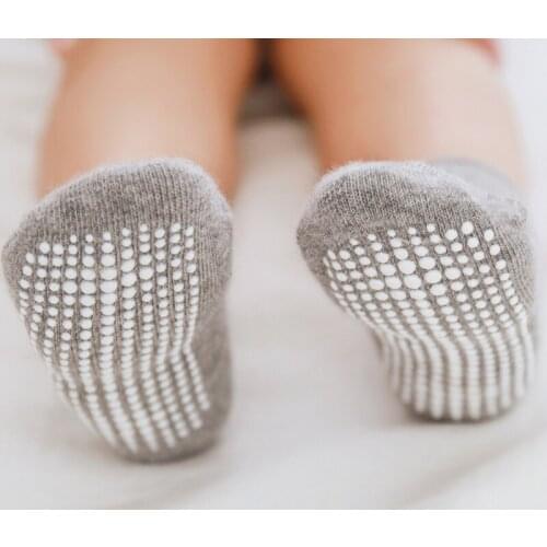 Baby Girls' Anti Skid Socks For Infant Kids Clothing Socks 6 Pairs/lot Baby Floor Socks Toddler Girls Boys Ankle Socks Non Slip