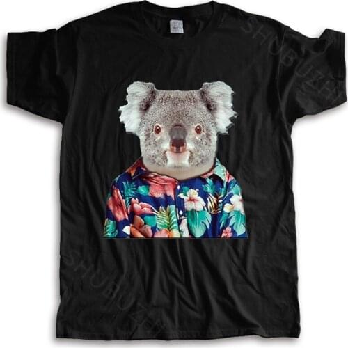 New arrived men t-shirt summer T Shirt Koala Selfie T-Shirt Vintage Floral Pattern Indie Retro tops fashion unisex tees