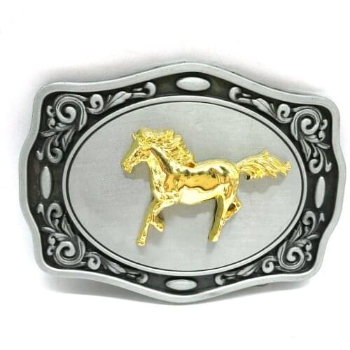 Western cowboy zinc alloy horse eagle belt buckle gift item