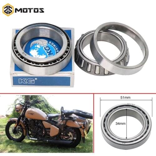 ZS MOTOS 1Pair Ural CJ-K750 Motorcycle Parts Steering Bearings Threst Bearing Kit for BMW R1 R50 R71 M72 C-750 Threst Bearings