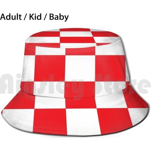 Croatia Shahovnica Scarf And Tapestry Sun Hat Foldable UV Protection Croatia Hrvatska Grb Bih Zagreb Split Bbb Hajduk