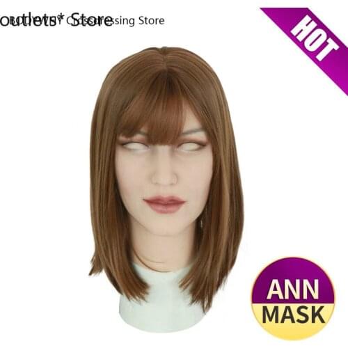 Silicone Mask Latex Sexy Cosplay Artificial Realistic Skin Mask for Crossdresser Transgender Male Shemale Drag Queen