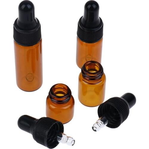 10pcs Essential Oil Dropper Glass bottles 1ml 2ml 3ml 5ml vegetable oil Essence store essential oils Storing Perfume