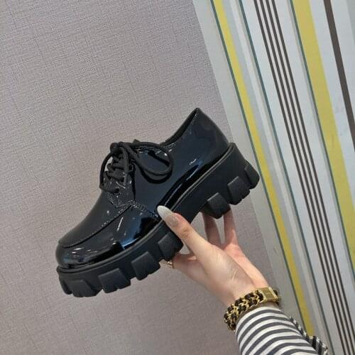 Women Chunky Sneakers Hidden Heels Height Increasing Ladies Wedge Shoes High Top Autumn Platform Women Shoes M1093