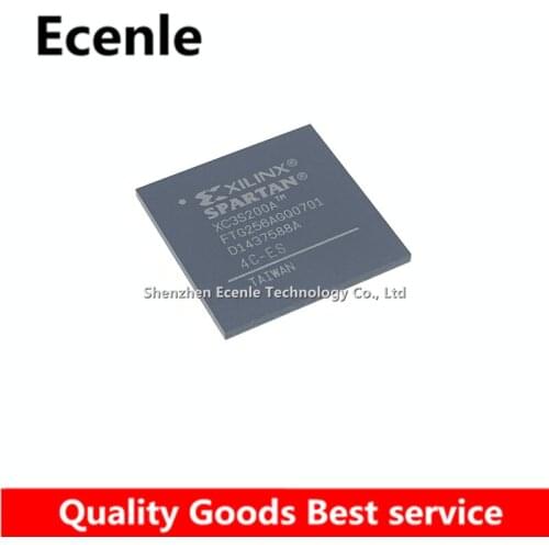 1 Pcs/Lot XC3S200A-4FTG256C BGA-256 Field Programmable Gate Array, 448 CLBs, 200000 Gates, 250MHz, CMOS 100% New&Original