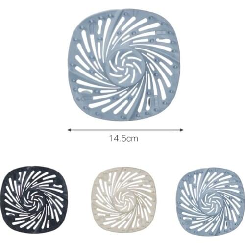 3PCS Rubber Hair Catcher Rubber Hair Stopper Hair Trap For Kitchen Shower Hair Strainer Sink Stopper Sink Strainer Justdolife