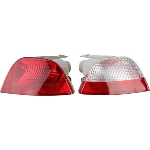 5M51-15K273-AA 5M51-15500-AA 1 Pair Rear Bumper Fog Light Lamp Cover Shell Fit for Ford Focus 2005-2008 Hatchback