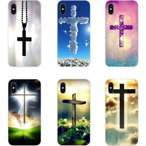 Accessories Phone Cases Covers For Samsung A10 A30 A40 A50 A60 A70 Galaxy S2 Note 2 3 Grand Core Prime christian cross black