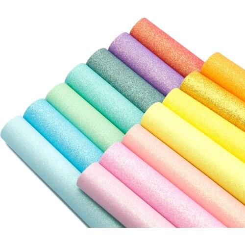 David accessories 20*33cm Shiny Glitter Synthetic Leather Patchwork For Hair Bow Handbags Wallet Phone Cover DIY,1Yc6435