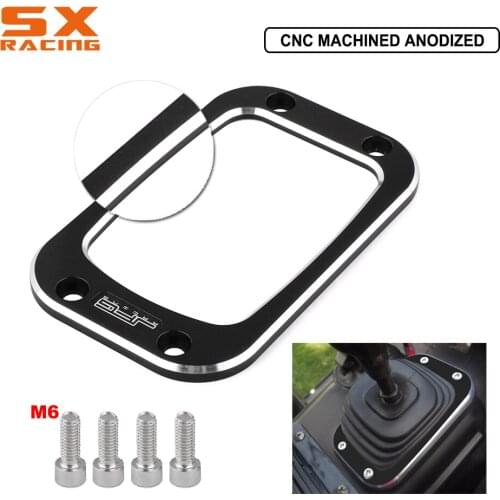 Motorcycle CNC Aluminum Shift Boot Plate Cover Guard For YAMAHA Rhino 660 700
