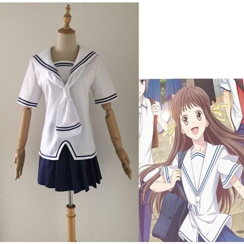 Anime Fruits Basket Tohru Honda Cosplay Costume custom-made