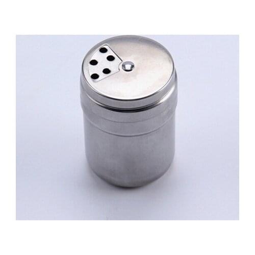 Stainless Steel Home Kitchen Bar Spice Jar Household Pepper Pot for Cooking Cook Kitchen Tool 4N1247