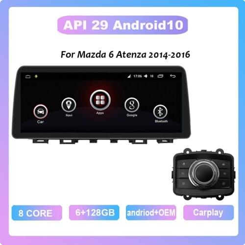 COHO For Mazda 6 Atenza 2014-2016 10.25 screen Android 10 Octa Core 1920*720 10.25 Inch Car Stereo Multimidia 1Din Car Radio