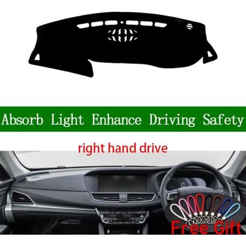 For BORGWARD BX7 BXix7 2016-2018 Right Hand Drive Dash Board Pad Carpet Dashmat