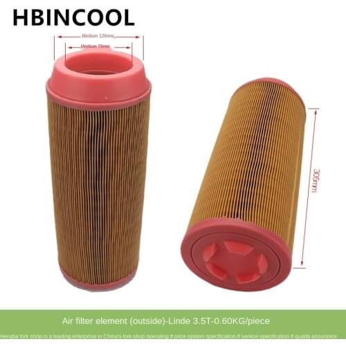 For air filter element (outside) 0009839027-F Linde equipped with 3.5T forklift air filter grid High Quality Forklift Parts