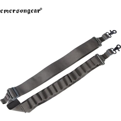 Emersongear Tactical Shotgun 15rd Sling Carrying Strap Hunting w BUCKLE Military Shooting Combat Outdoor Sports Hunting EM8795