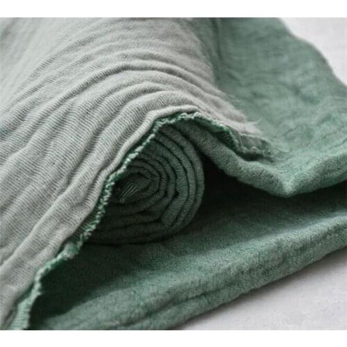 Cotton printed crepe fabric for home textile