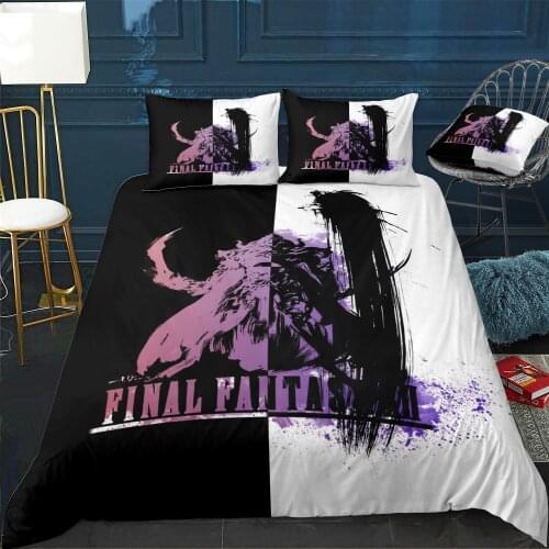 Final Fantasy XII Duvet Cover Twin/Queen/King Size Luxury Comforter Bedding Set With Pillowcase Home Bed Decora Dropshipping