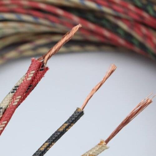 HOT!Hifi 5M pure copper western electric Wire 3mm Hi-End AMP VCD DVC CD plater power cord Speaker Audio Bulk cable
