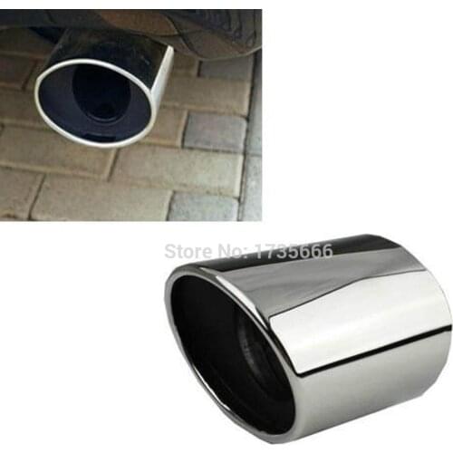 Stainless Chrome Exhaust Muffler Tail Pipe Tip For Honda Accord MK 2008 2009 2010 2011 2012