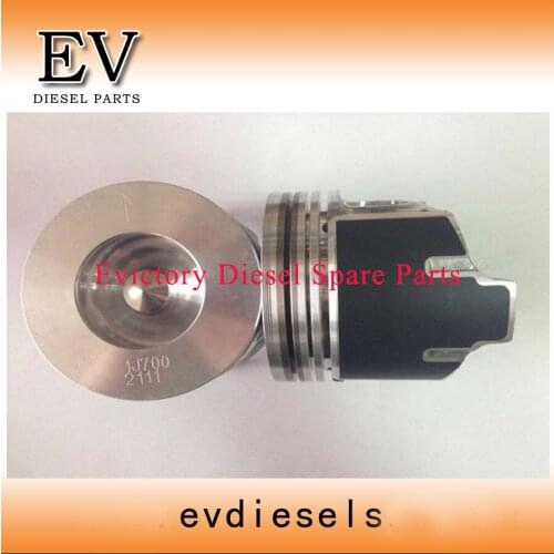 For Kubota excavator V2607 V2607T piston with piston pin and clip