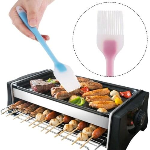 Silicone BBQ Oil Brush Basting Brush Cake Bread Butter Baking Brushes Kitchen Cooking Barbecue Accessories BBQ Tools