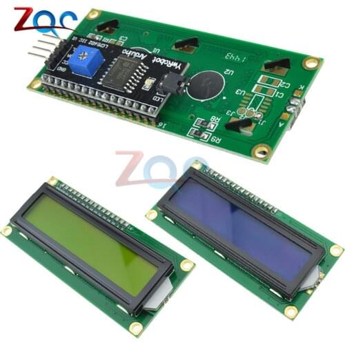 IIC/I2C 1602 LCD Display Module LCD-1602 I2C Blue Yellow Backlight Display 5V For Arduino UNO R3 Mega2560