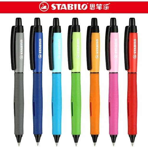 1PCS German STABILO 268 PALETTE Neutral Pen 0.5mm Press Type Business Office Large Capacity Signature Pen
