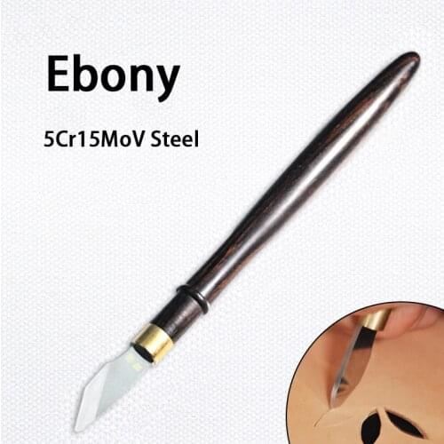 1Pcs High Quality Steel Engraving Craft knives Non-slip Ebony Handle Cutter Carving Multi Knife Repairing Tools
