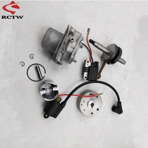 2-Stroke 4 Hole 29cc RC Marine Cylinder Crankshaft Kit for Racing Boat ZENOAH G290 PUM Engine Parts
