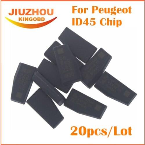 20pcs/Lot For Peugeot ID45 Chip transponder chip Auto Transponder Chip ID45 for Peugeot Car Keys