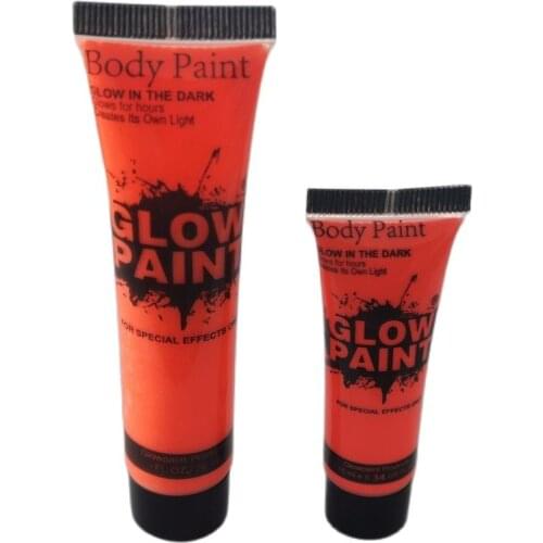 25ml Glow Paint In The Dark Face Paint Washable Actviated UV None No-Toxic Body Art PromotionList For Party