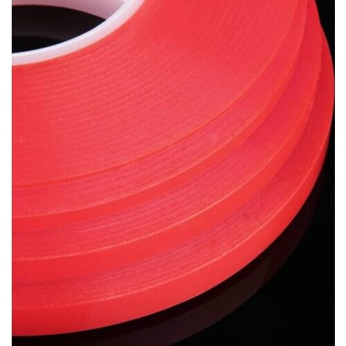 5 Rolls Width 8mm x10m thickness 1mm,Double-sided Transparent Clear Acrylic Adhesive Tape, Wide-range in application