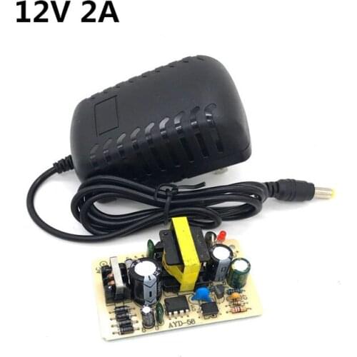 AC 100-240V DC 12V 2A Universal Power Adapter Supply Charger adapter Us for LED light strips power security monitor Massager