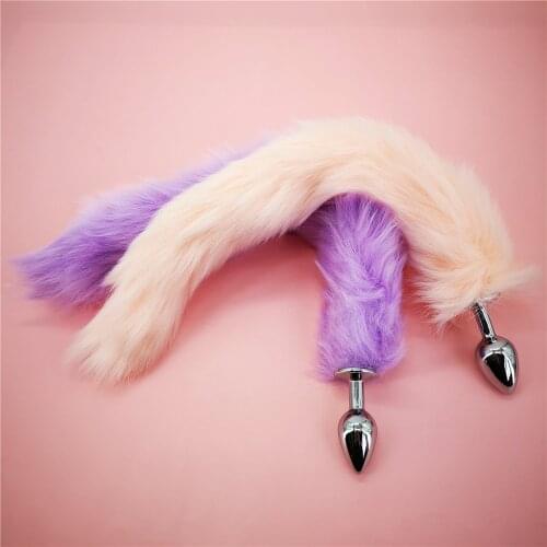 Sexy Fox Butt Plug Tail Anal Toys For Women Adult Sex Product Men Butt Plug Stainles Steel Anal Plug Sex Toys For Couple Cosplay