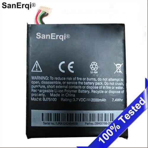 BJ75100 mobile phone Batteries battery BM35100 for HTC One X XC XL G23 S720E One X+ S728E 720T X720d X325E X325S SanErqi