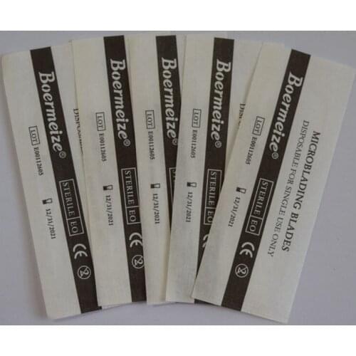 Extremely Thin0.18mm 7Pin Nano blades microblading needles Permanent Makeup Eyebrow Tattoo Needle Blade Microblade 3D Embroidery