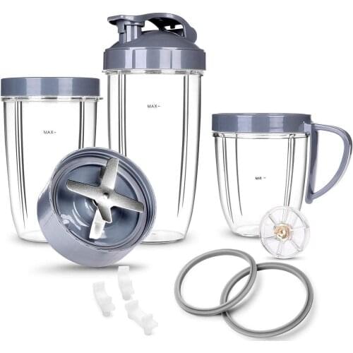 Deluxe Upgrade Parts kit ULTIMATE Cups & Blade &Top Gear & Gaskets & Shock Pad Replacement Set for High-Speed Blender/Mixer Sy