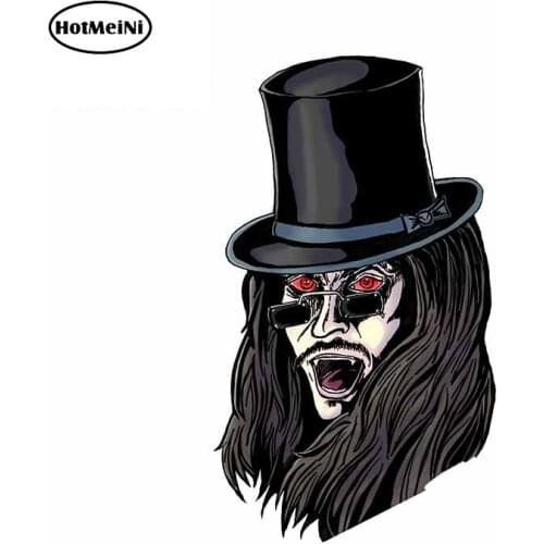 HotMeiNi 13cm x 7.7cm for Surprised Man Long Hair Polite Cartoon Decal Anime Scratch-Proof Car Sticker Windshield RV Graphics