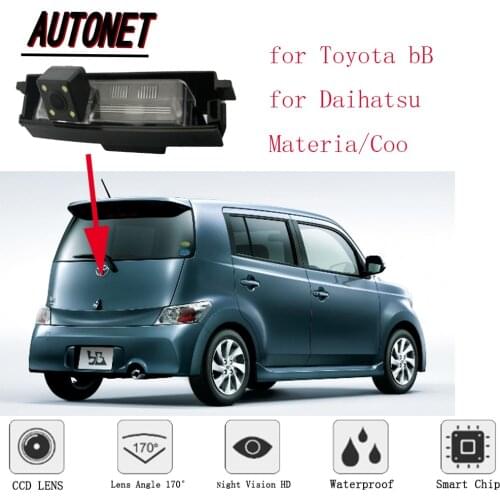 AUTONET rear view camera for Toyota bB NCP3# QNC2# Daihatsu Materia/Coo/HD Night Vision/Parking Camera/license plate camera