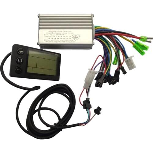 24V 36V 48V 350W 250W 20A Motor Controller E-bike/Electric Scooter Brushless Speed Controller and S866 LCD Display