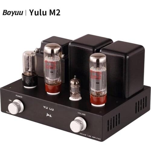 Boyuu Yulu M2 Tube Amplifier EL34 Class A Single-End Integrated 5Y3 Lamp Desktop Amp