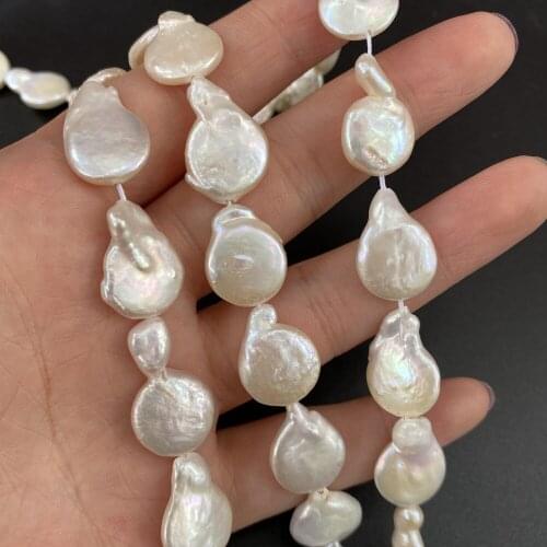 Natural Freshwater Pearl Irregular Punch Loose Beads For Jewelry Making DIY Bracelet Earrings Necklace Accessory