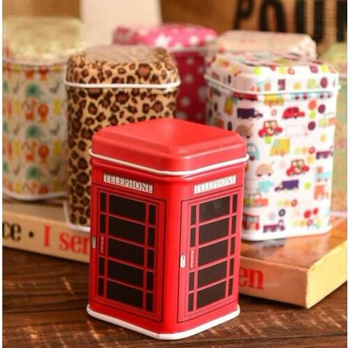 New Arrival Cover Metal Iron Sundries Lovely Small Tin Peninsula Tea Candy Box Cartoon Toothpick